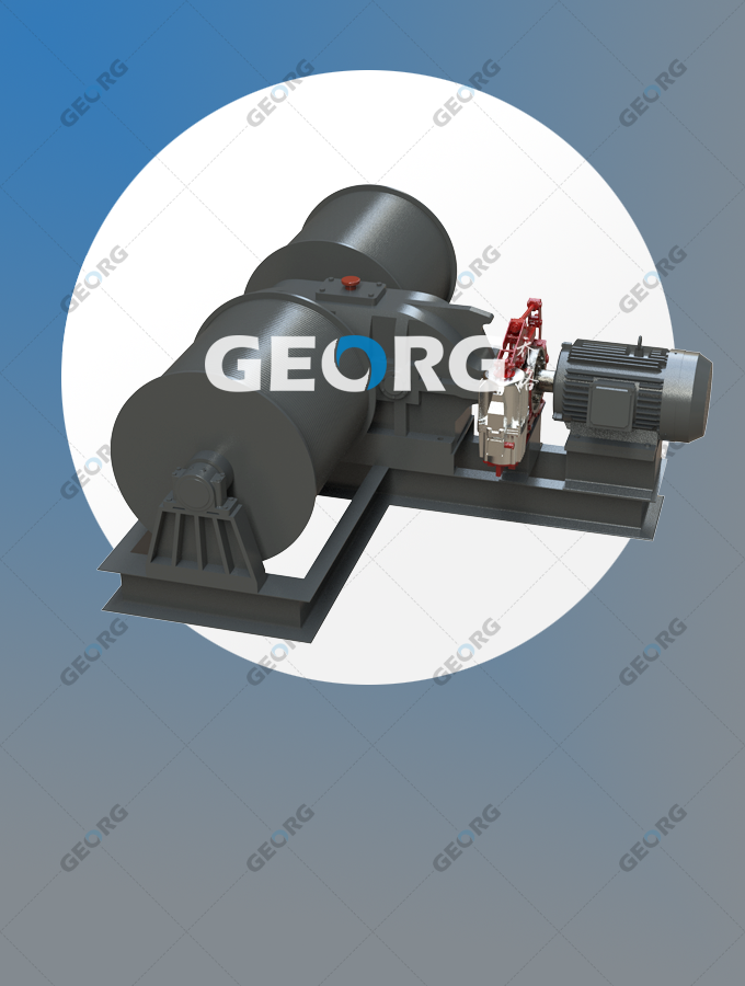 雙吊點(diǎn)卷?yè)P(yáng)機(jī)，雙卷筒卷?yè)P(yáng)機(jī)C-垂直軸型